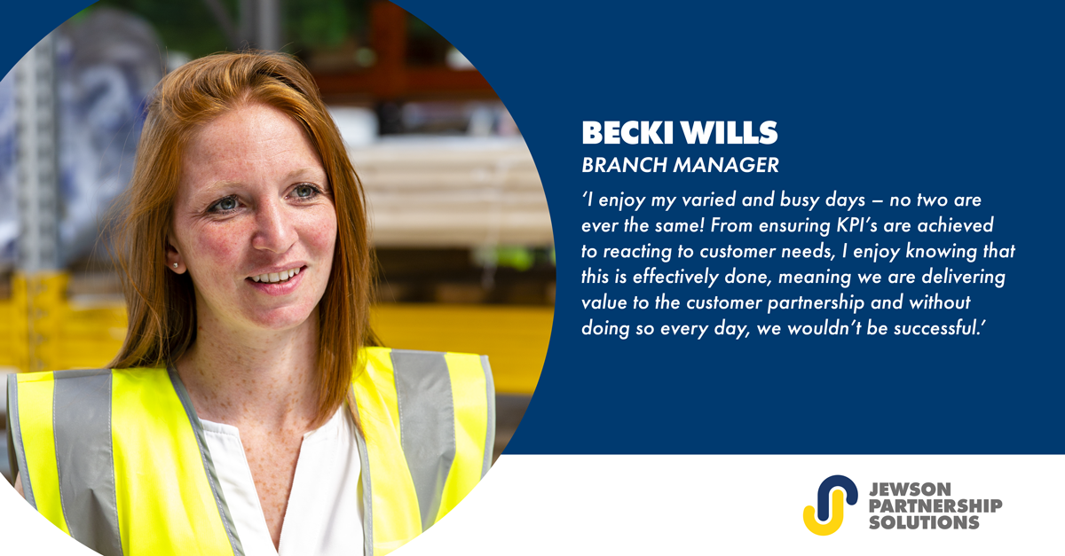 Becki Willis is a branch manager with JPS
